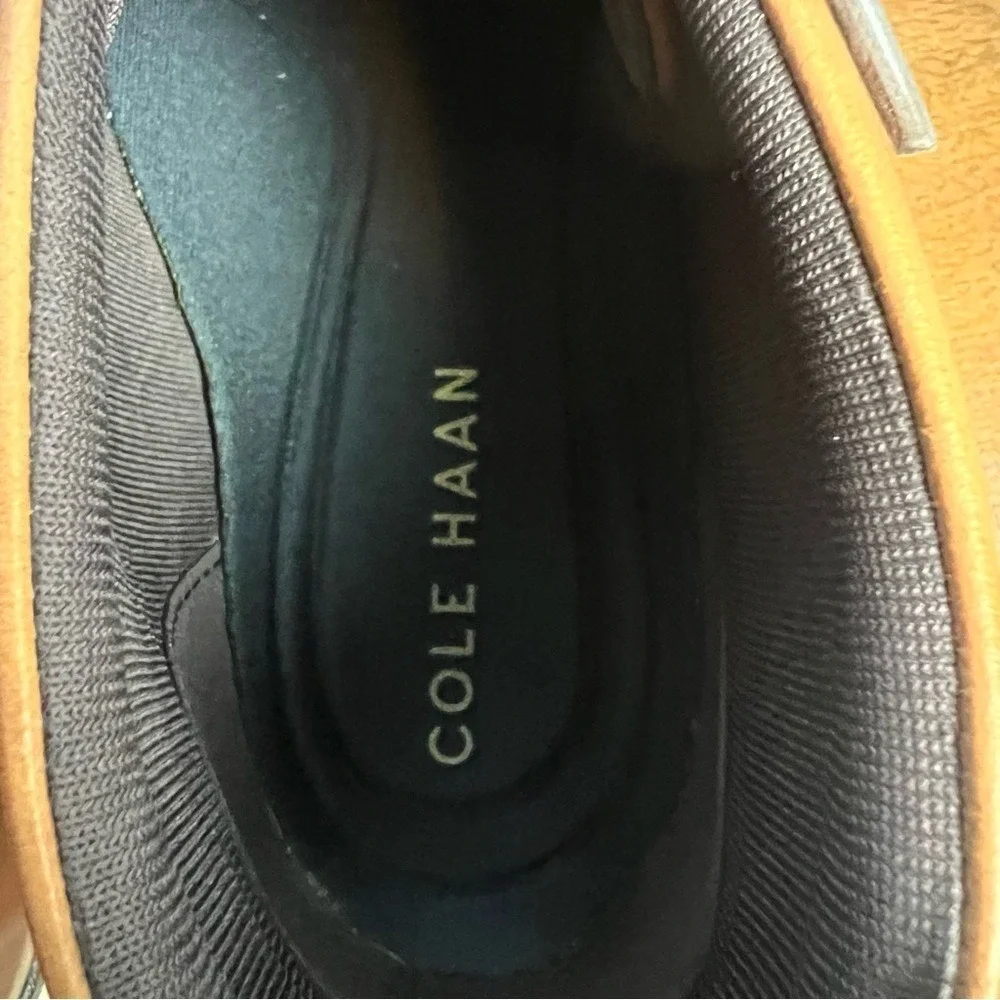 Cole Haan Men's Grand+ Chukka Boot British Tan Leather Sz 10